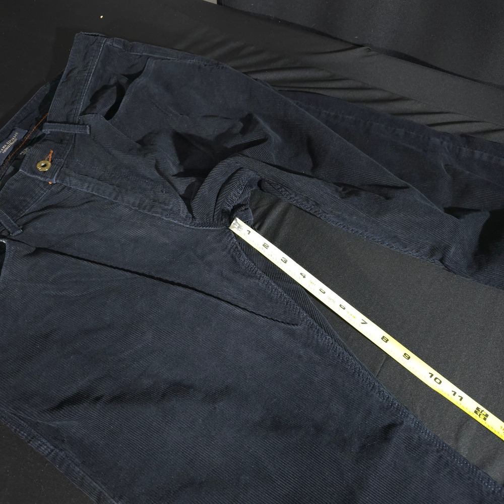 Banana Republic Vintage Straight Mens 33x30 Navy Blue Corduroy Pants 858817-03 - Picture 4 of 11